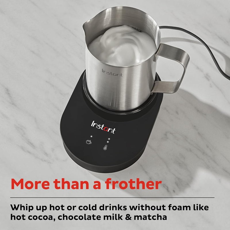 INSTANT Pot Magic Froth 9-in-1 Electric Milk Steamer and Frother,17oz Stainless Steel Pitcher,Hot and Cold Foam Maker and Milk Warmer for Lattes,Cappuccinos,Macchiato (Pack of 2) - Image 3